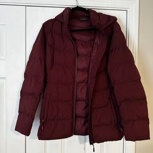 WOMEN’S MAROON PUFFER JACKET 32° - M